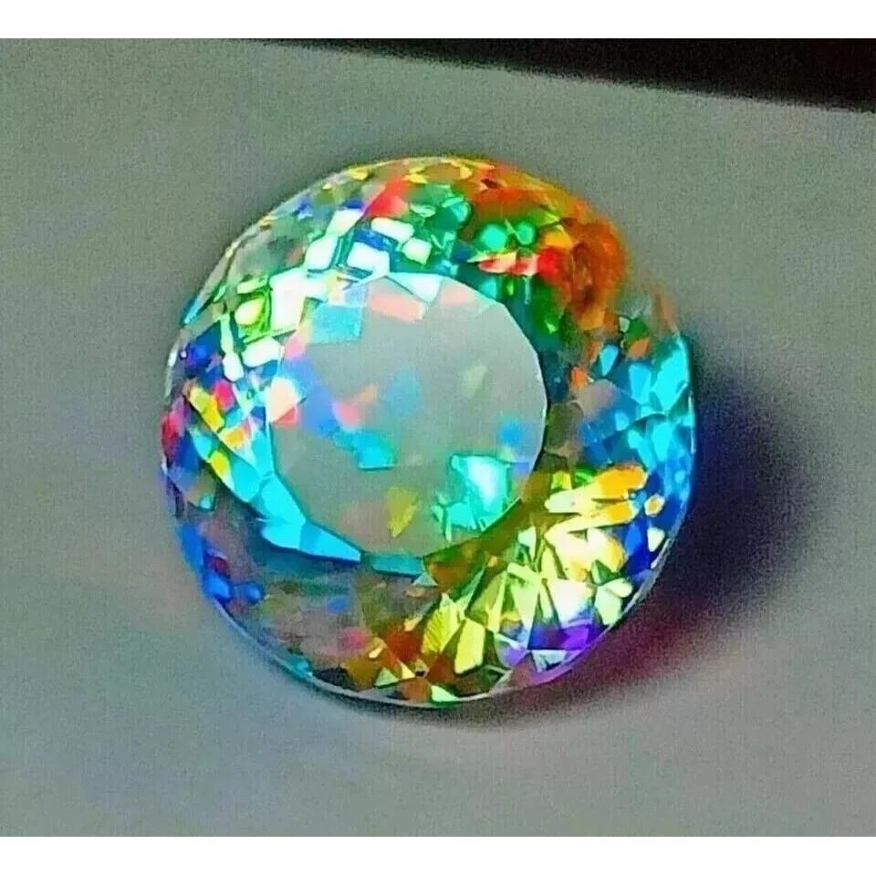Round Cut Natural Mystic Topaz Rainbow Color 100-102 Ct Stunning Gemstone
