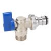 Angle Valve G1/2in Male Inlet G3/4in Male Outlet 1/4 Turn Brass Water Shut Off Valve
