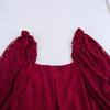 2025 Spring Women's European & American Style Lace Puff Sleeve Dress