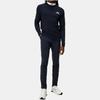 J.Lindeberg Logo Pullover Crew Neck Long Sleeve Sweater Men sweater GMKW08963-6855