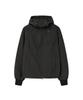 MISEKISEOUL MEN Diagonal Zip Structural Shell Parka Black