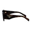 Prada Letter Design Square Sunglasses Women's Brown