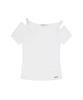 ROCKCAKE Shoulder Cutout Top - White