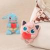 Kawaii Cartoon Pikachu Gengar Plush Toys Keychain Anime Merchandise Mewtwo Backpack Pendant Decoration Friends Birthday Gift