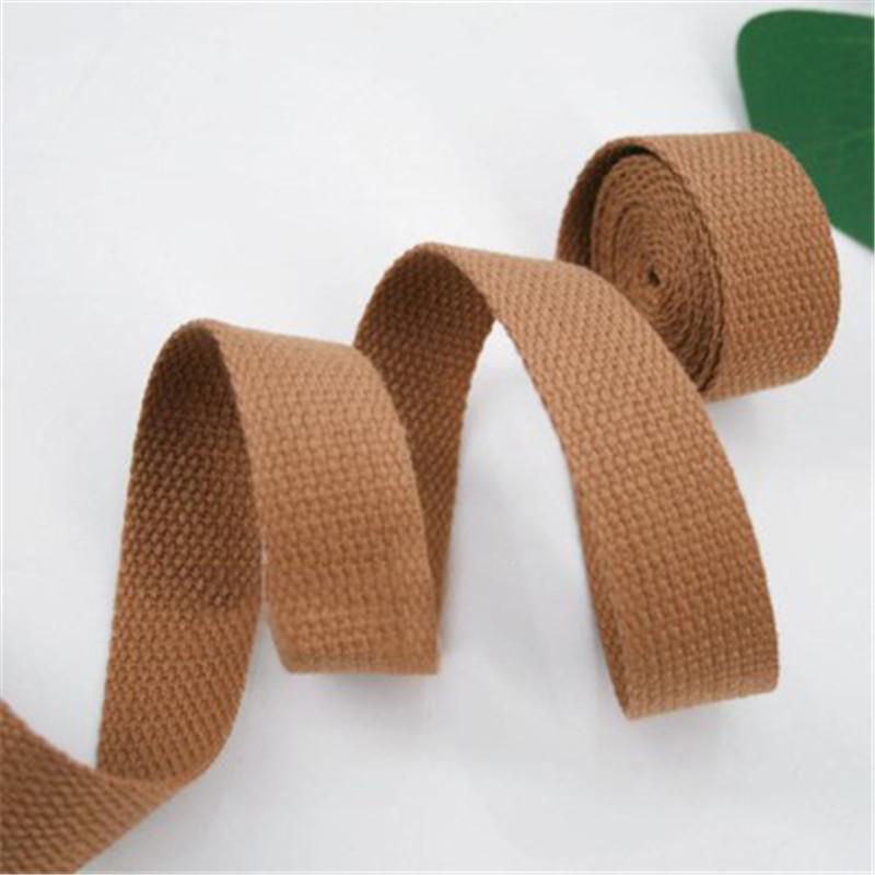 New 5 Meters 30-32Mm Width Canvas Ribbon Polyester Cotton Webbing Strap Sewing Bag Belt Accessories Outdoor Backpack Bag Parts