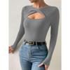 Fashion Fall Casual Womens Yyfs Winter Solid Color Print Long Sleeve Sweaters