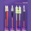 Biaze OM2 Multimode Duplex Fiber Optic Patch Cable ST-LC (UPC) 5M 5-Pack