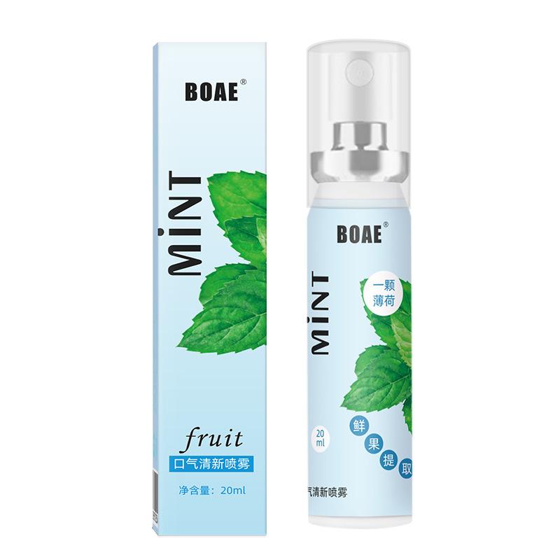 Spray pour haleine fraîche, saveur de Fruit, désodorisant pour la bouche, élimine la mauvaise haleine, soins buccaux, Portable, travail, voyage, Spray doux longue durée