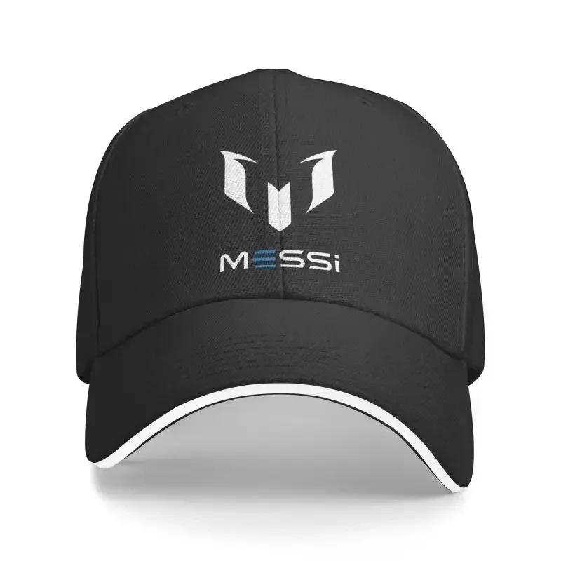Individuelle Weiße Messis 10 Fußball Baseballkappe Damen Herren Personalisiert Verstellbar Unisex Papa Hut Frühling
