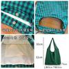 Retro Plaid Design Women Canvas Shoulder Bags Large Capacity Ladies Vest Bag Handbags Lightweight Versatile Female Shopping Tote