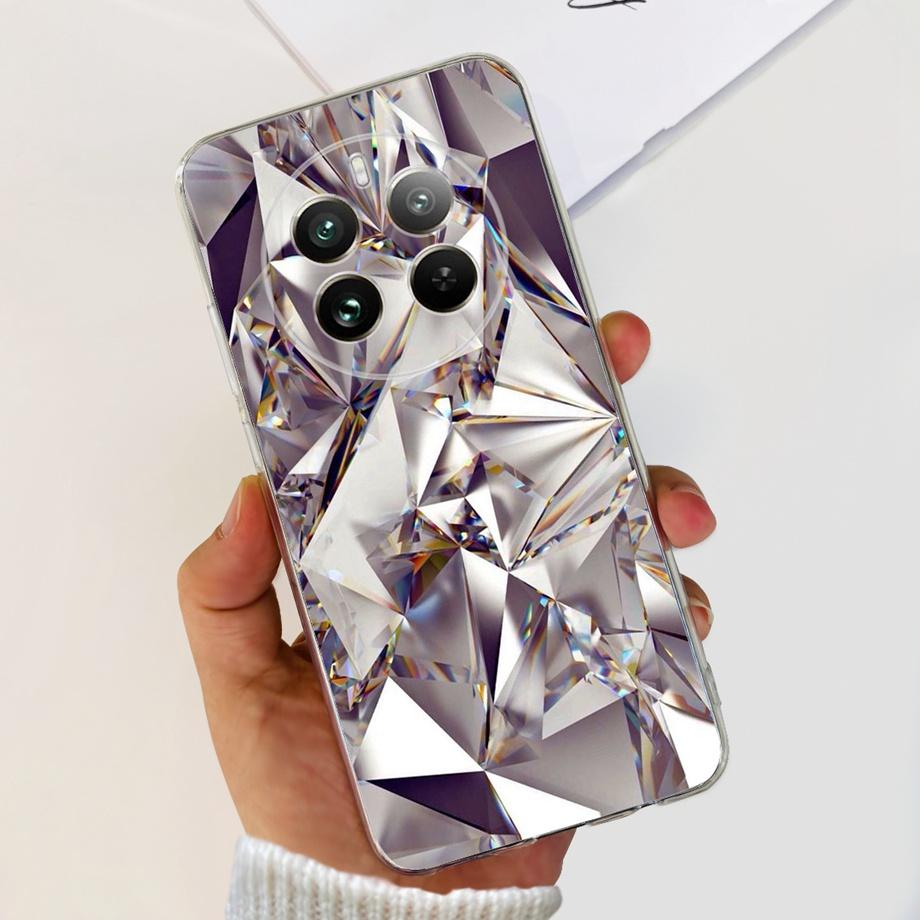 For Realme 12 Pro Plus Case Soft Clear TPU Silicone Phone Case For Realme 12 Pro Pro+ Cute Cartoon Shockproof Back Cover Fundas