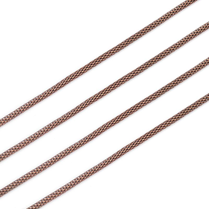 

5Pcs/lot Metal Corn Chains Gold Colored Iron Necklace Chains Bulk Open Link Chain Dia 3mm Connectors Diy Jewelry Findings
