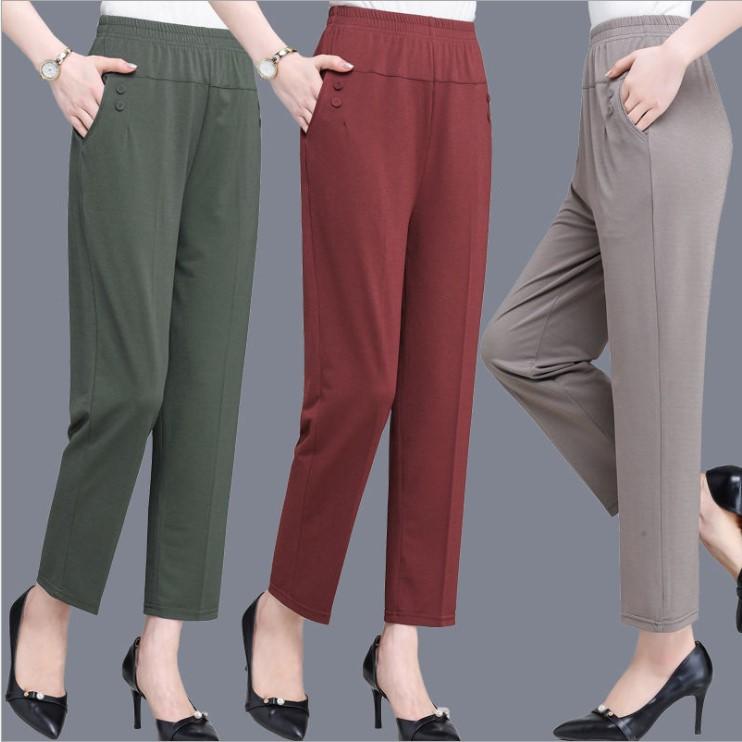 Pantaloni alla moda da donna, pantaloni larghi a carota, pantaloni harem da donna, pantaloni larghi a gamba larga, pantaloni casual larghi