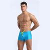 Herren Frühling Sommer Mode Gestreiftes Design Atmungsaktiv Schnelltrocknend Schwimmende Flachboden Unterhosen