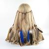 Hand Woven Feather Tassel Headband Vintage Indian Headband New Bohemian Headband  Beach Styling