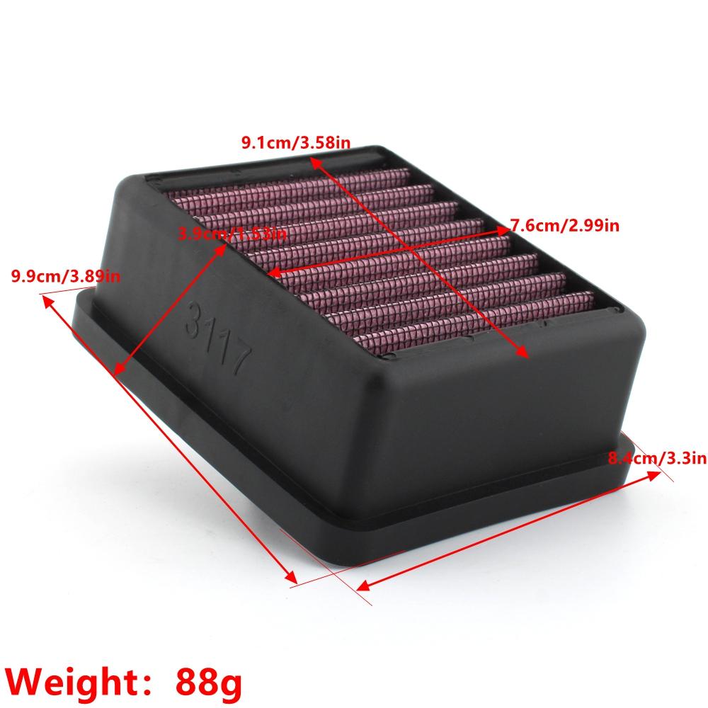 FOR BMW G310GS G310R 2017-2025 BM-3117 Motorcycle Washable Air Filter G310 GS R 2017 2018 2019 2020 2022 2023 2024 2025