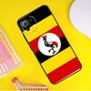Uganda Flag Cover For Xiaomi 14 Ultra 13 11T 12T 13T 14T Pro POCO X7 X6 Pro X3 X5 F3 F5 M6 F6 Pro Case