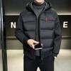 Men's Winter Light Luxury Hooded Down Jacket - Versatile Business Fashion Trend Coat