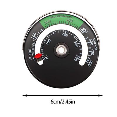 Magnetic Wood Stove Heater Thermometer For Log Wood Burner Fireplace Fan Stove Burn Indicator Temperature Gauge Meter Tools