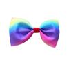 Gradient Rainbow Multicolor Bow Hair Tie & Clip for Girls and Babies