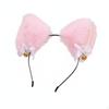 Cat Ear Headband Adorable Design Soft Ears with Bells Cute and