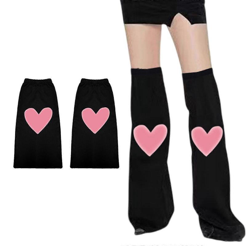 Womens Flared Long Leg Socks Subcultures Leg Warmers Harajuku Punk Boot Socks Fashion Baggy Cuffs Ankle Heap Socks