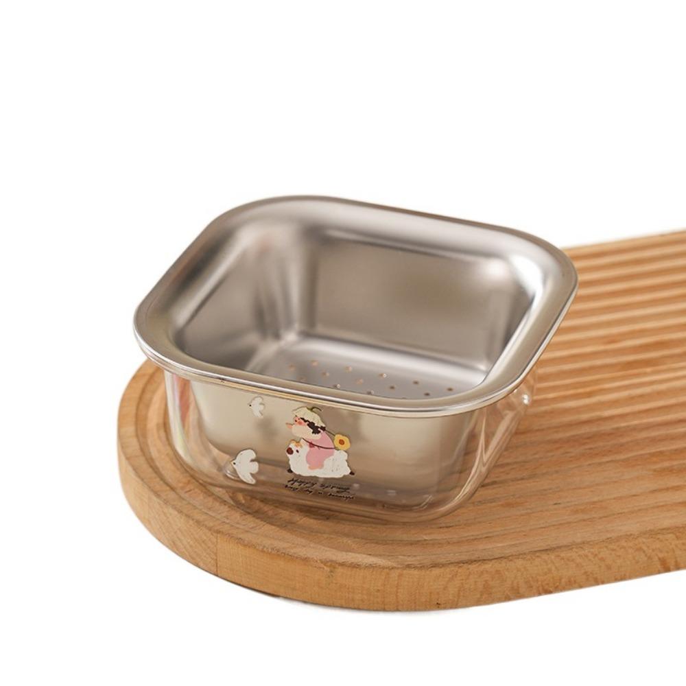 

Двухслойная миска для мытья фруктов с дуршлагом 2 в 1 Миска для мытья фруктов Корзина для слива Домашняя Style 1