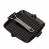 Staub Square Grill Pan, 24cm, Black, 1202123