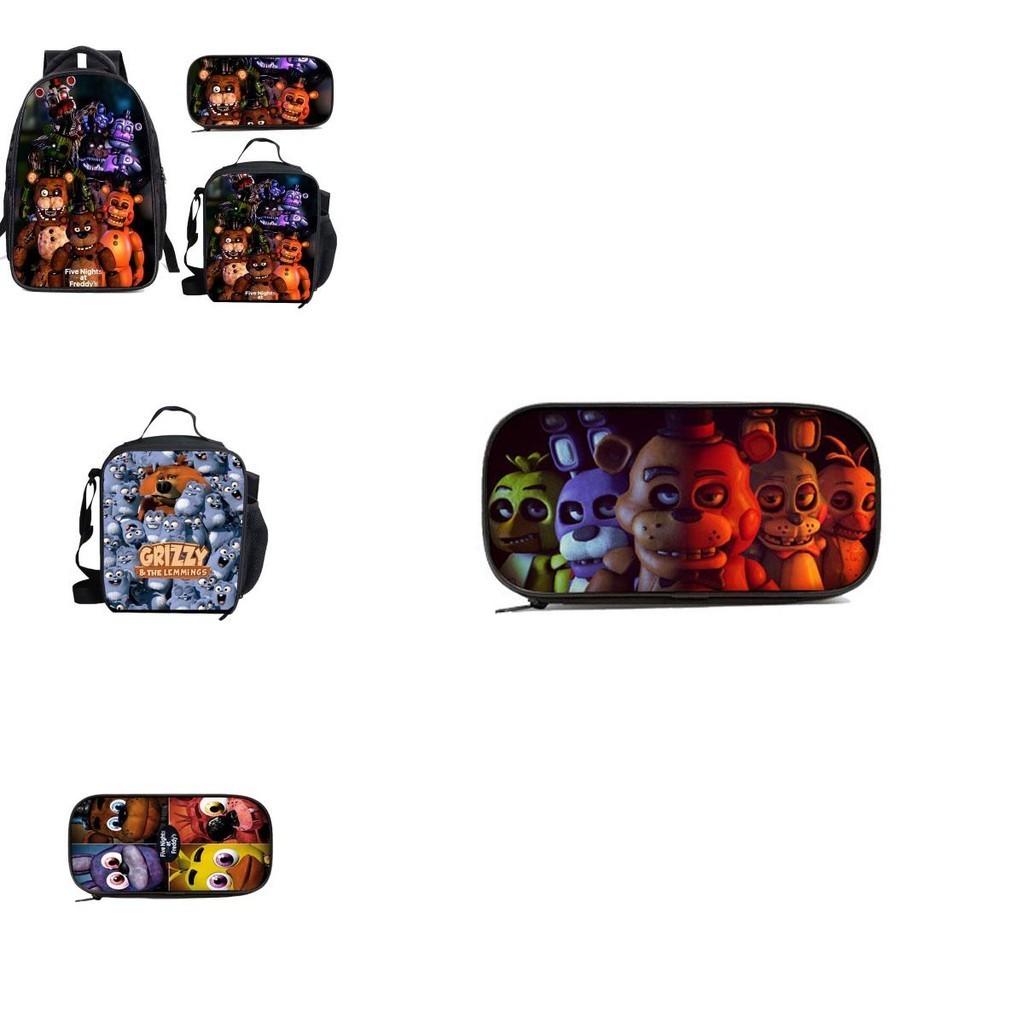Five Nights At Freddy's Children's Backpack Set Durable Polyester Fabric Spacious 20-35l Capacity