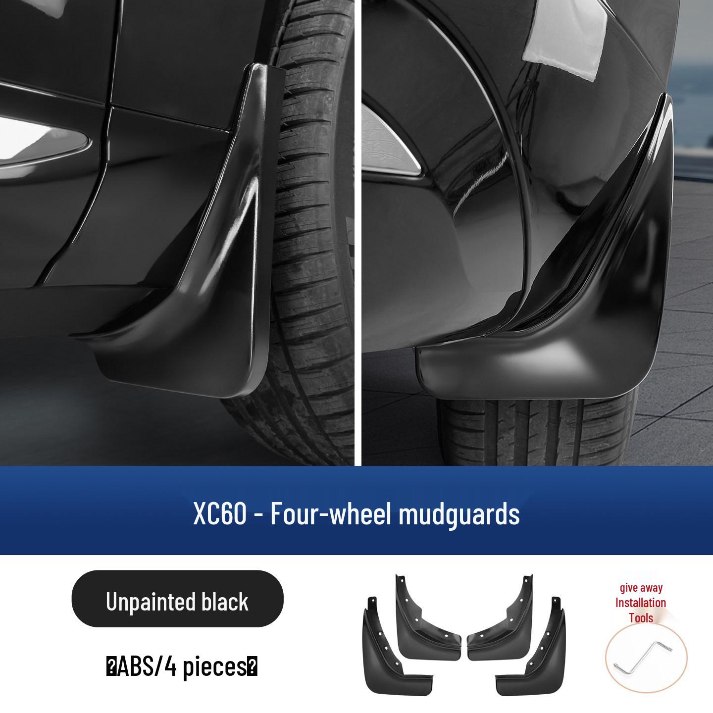 Volvo XC60 Mud Flaps (2018-2026) - Four-Door Mud Guards & Car Accessories Volvo XC60/2018-2026