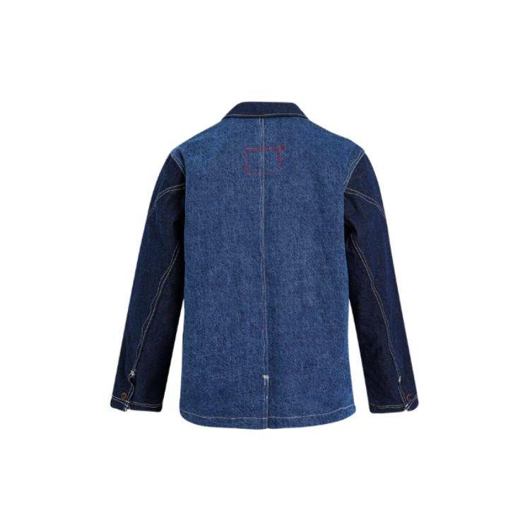Levis SS22 Color Block Loose Denim Jacket Men Jacket Blue A1100-0000