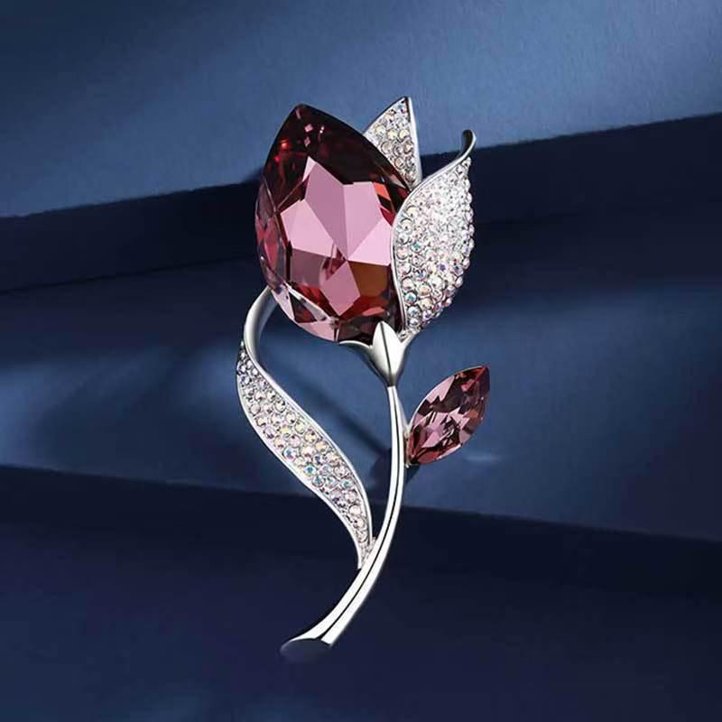 Elegant Luxury Brooch: Versatile and Exquisite Pin for Suit Jackets - Japanese and Korean Inspired Design