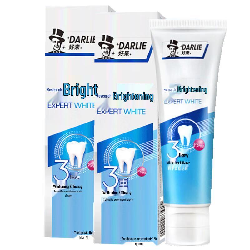 Darlie Professional Whitening Toothpaste 120g Twin Pack