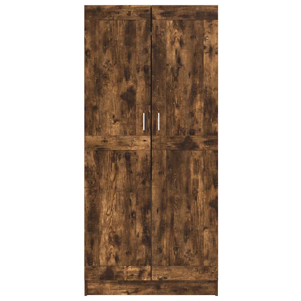 Wardrobe Smoked Oak 82.5 x 51.5 x 180 cm Engineered Wood