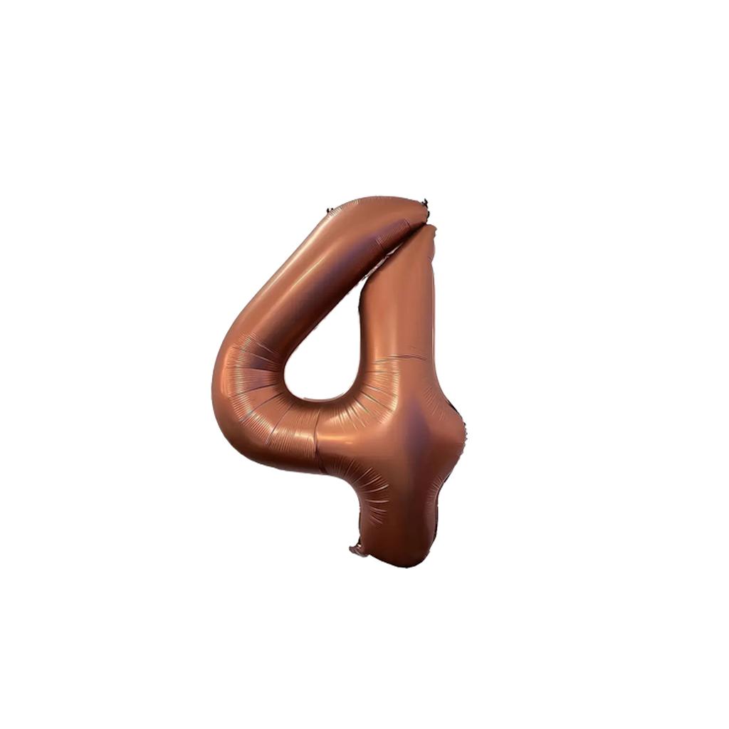 40 Inch Birthday Decoration Digital Balloons, Aluminum Film Balloons, Party Interior Decoration