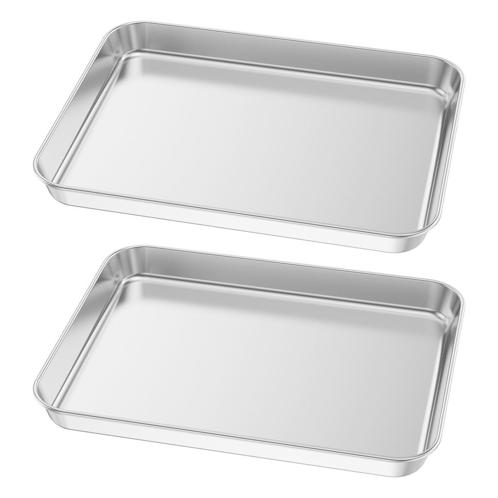 2 Pcs Baking Pan Non-stick Baking Tray Heat Resistant Cake Bread Baking Sheets Tiramisu Cake Mold for Oven Kitchen Accessories