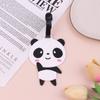 1Pc Luggage Tag Cute Corgi Panda Suitcase Portable Travel Label Accessories