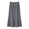 2025 Women's High Waist A-line Cashmere Skirt: Long, Thick, Soft, Smooth, Autumn/Winter Casual Wear