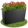 KADAX Flowerpot Flowerpot + Insert Garden Flowerpot Tall Terrace 19x56cm