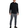 Under Armour Waffle Hoodie Long Sleeve Pullover Men Tops Black 1302362-001
