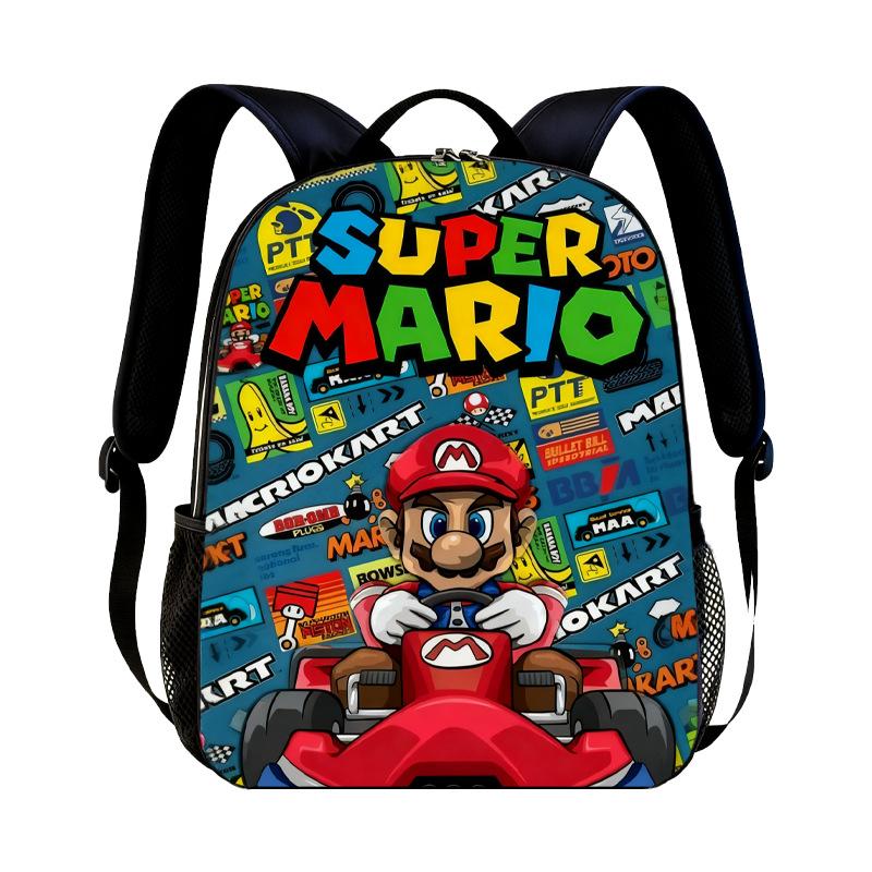Νέο Σακίδιο Νηπιαγωγείου Super Mario Παιδικό με Εκτύπωση Mario Καθημερινό Casual Σακίδιο για Αγόρια Κορίτσια