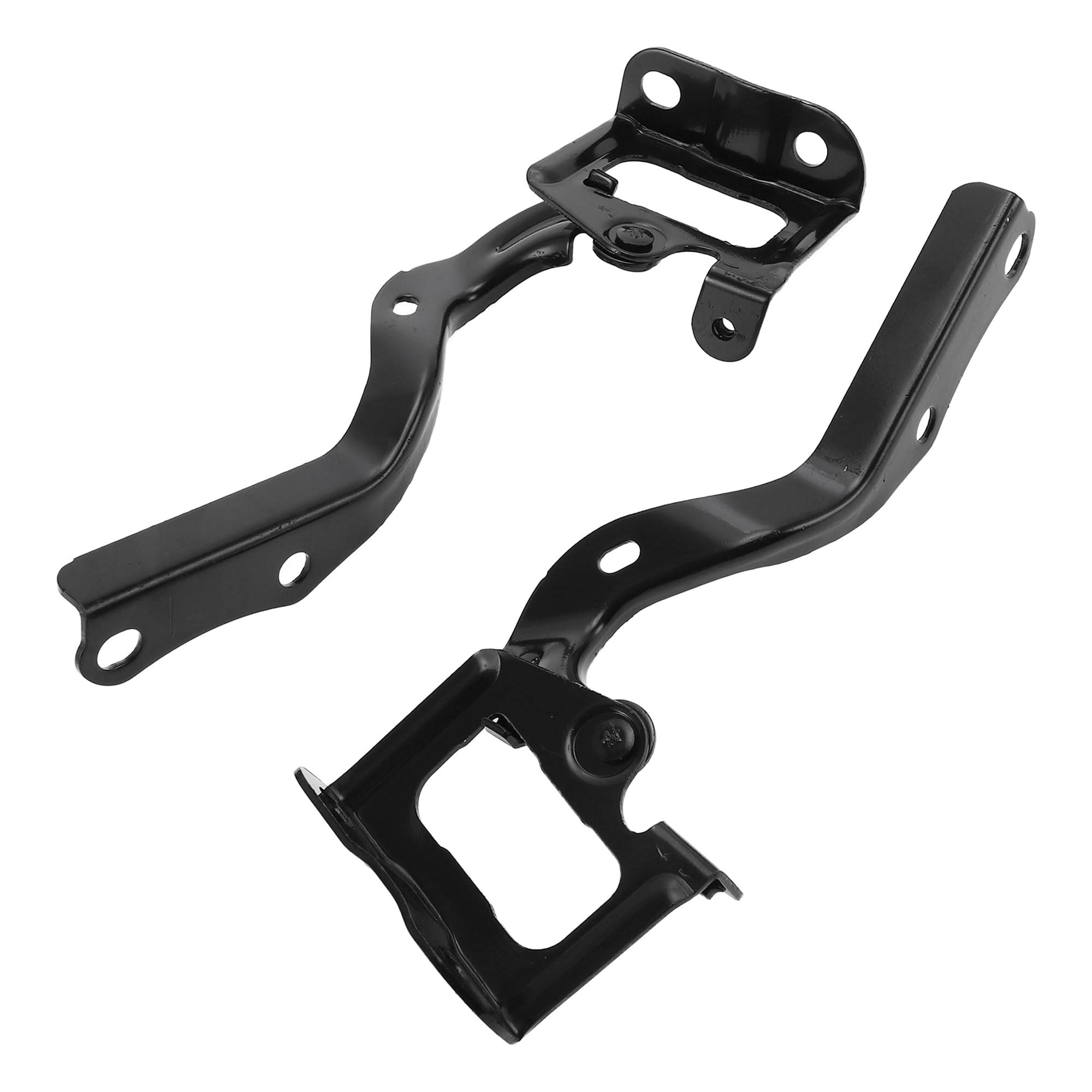 HOPESPANNER Hood Front Driver and Passenger Front Bonnet Bracket 1 Pair for Toyota Prius 53410470-70/53420470-70 Hinge, Side, Iron, 2010-2015