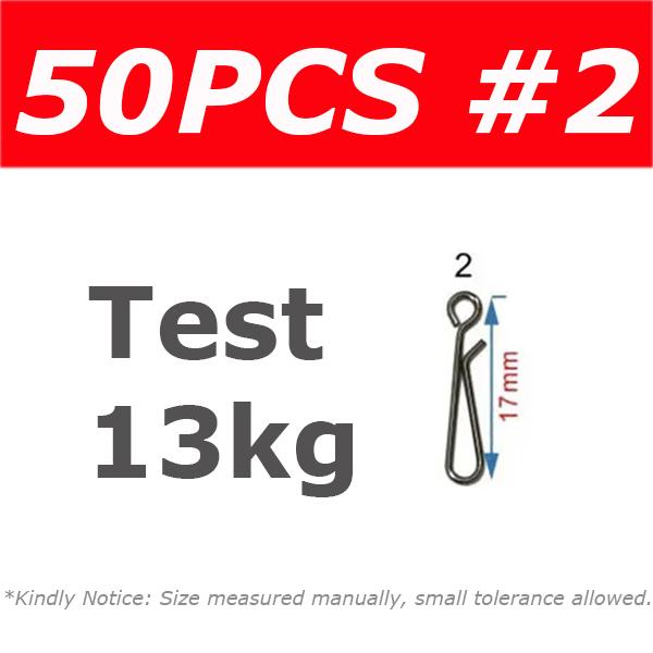50PCS Saltwater Fishing Stainless Steel Open Eye Hangling Snap Quick Change Pin For Hook Lure Connector Fishing Accessories