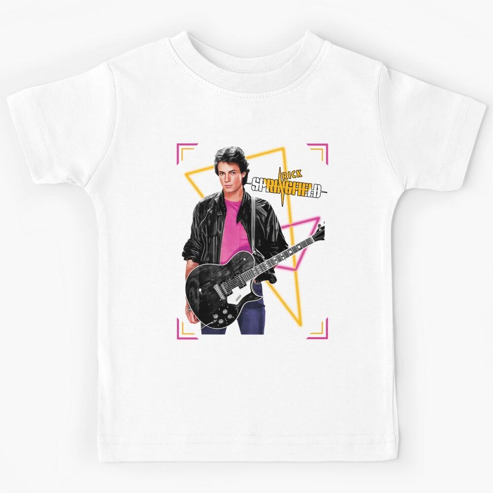 Rick Springfield Neon Concert Style Design Kids T-Shirt 150