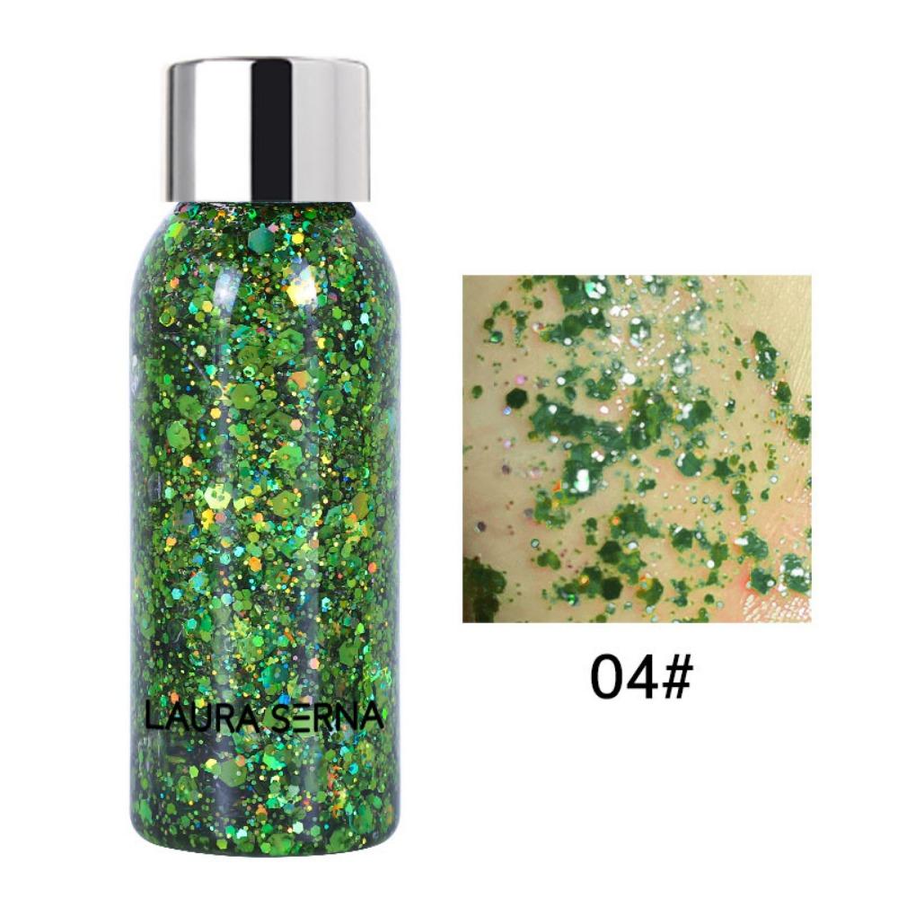 Gel, Sequins Face & Body Glitters Nail Hair Face Body Decoration Art Sequins Gel  Hair Decoration