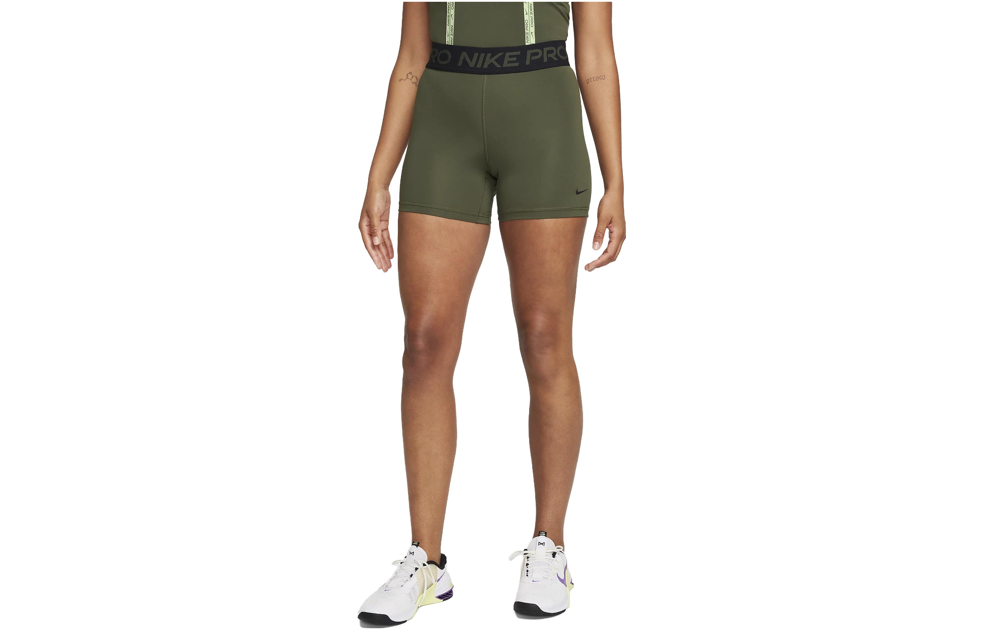 Nike Sports Shorts Women s Green Moderate Knitted Shorts CZ9831-325 S