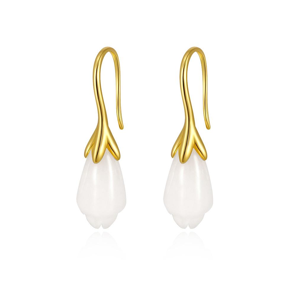 Orchid Retro Women's Fashion Versatile Ethnic Style Exquisite Atmosphere Earrings