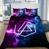 3D Printed Rock Band Linkin P-Park Bedding Set Linkin P-Park Duvet Cover Double Twin Full Queen King Adult Kids Bedclothes