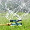 360-Degree Rotation Sprinkler Head, Manual Lawn Irrigation Sprinkler with Adjustable Spray Nozzles,  Garden Sprinkler for Efficient Plant Watering