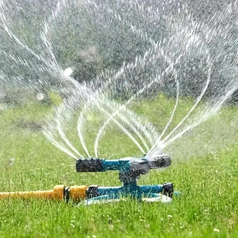 360-Degree Rotation Sprinkler Head, Manual Lawn Irrigation Sprinkler with Adjustable Spray Nozzles,  Garden Sprinkler for Efficient Plant Watering